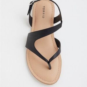 Torrid Black Strappy Sandals
